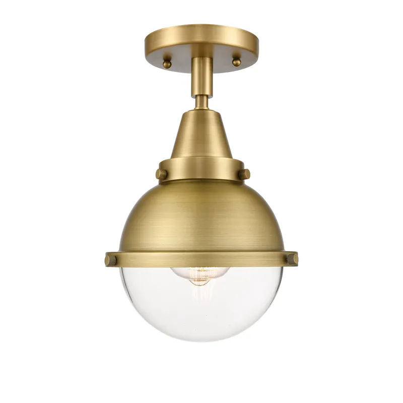 Caden Semi-Flush Mount Brushed Satin Nickel — Modern Lights LED Ceiling Lights  