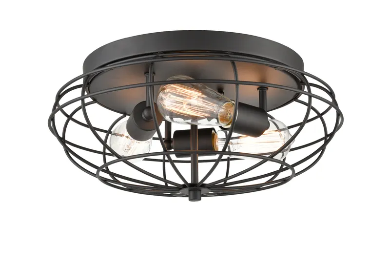 Austere Semi-Flush Mount Brushed Nickel Steel — Modern Lights LED Ceiling Lights  