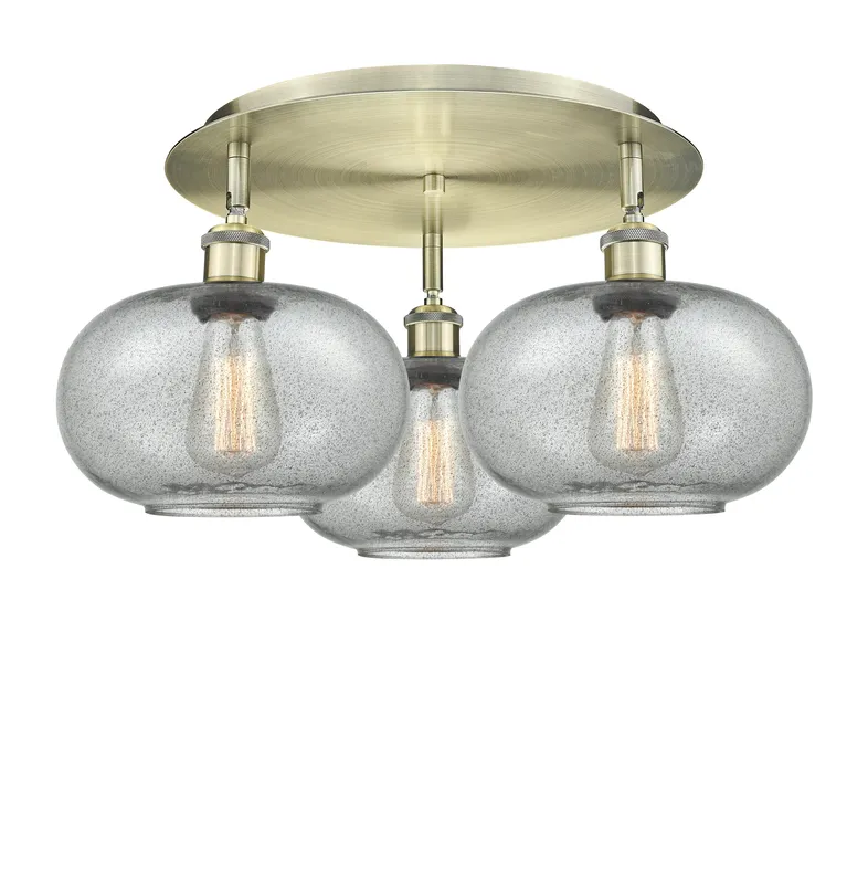 Ballston Semi-Flush Mount Satin Nickel — Modern Lights LED Ceiling Lights  