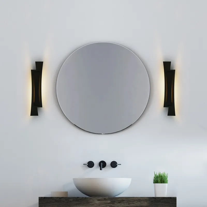 Candora Vanity Lights LED 24in Black Finish — Modern Lights LED Wall Lights 9.0W 