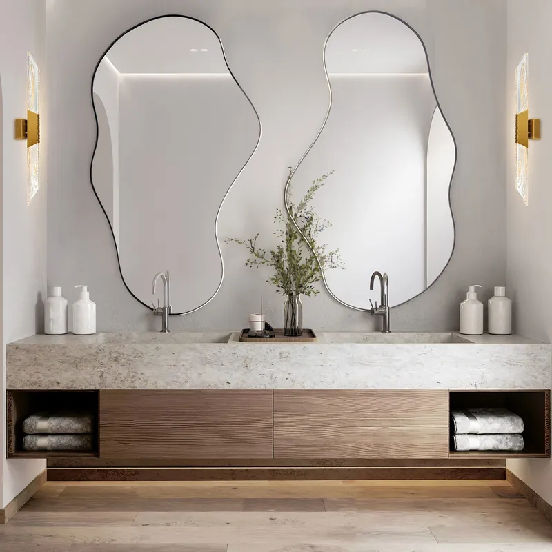 Petra Vanity Lights Integrated LED Brass 5 — Modern Lights LED Wall Lights 16.0W 