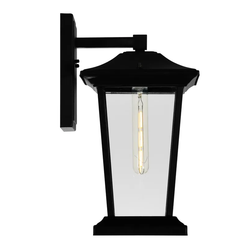 Leawood 1 Light Black Outdoor Wall Lights — Modern Lights LED Wall Lights 60.0W 