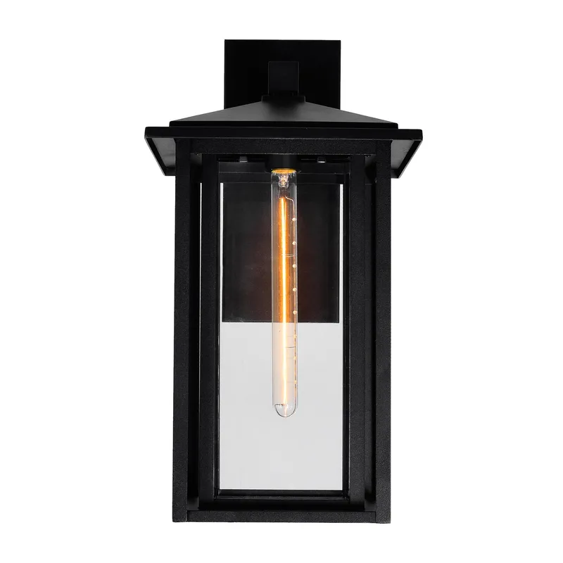 Crawford Outdoor Wall Lights Black 1 Light — Modern Lights LED Wall Lights 60.0W 