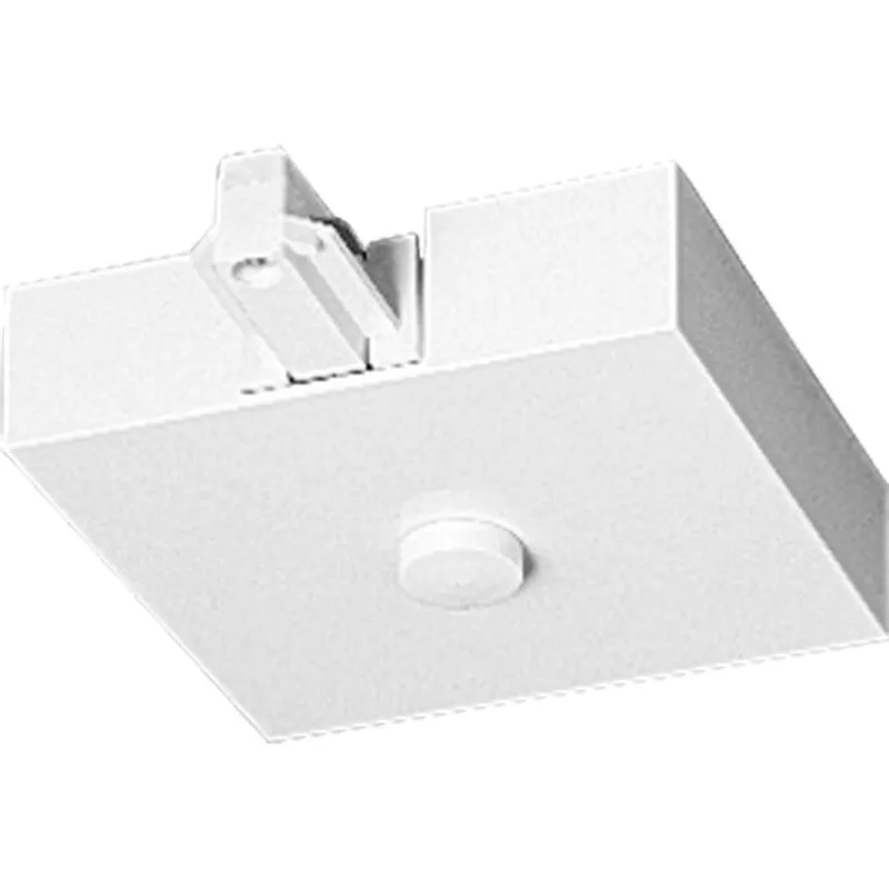 Alpha Trak T-Bar End Feed with Canopy Cover — Progress Lighting LED Canopy Lights  