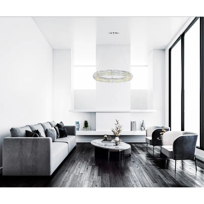 Veronique Chandeliers 16 Light Chrome — Modern Lights LED Pendant Lights 40.0W 