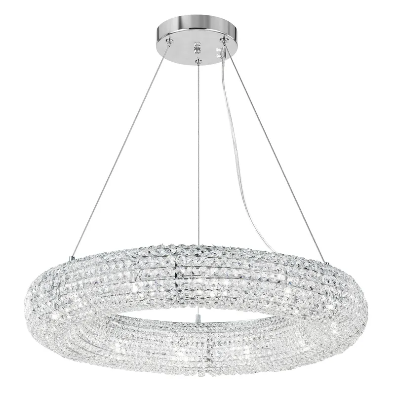 Veronique Chandeliers 12 Light Chrome — Modern Lights LED Pendant Lights 40.0W 