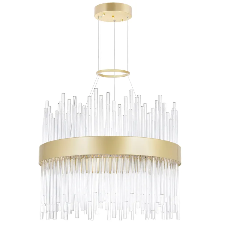 Genevieve Chandeliers 16in Medallion Gold LED — Modern Lights LED Pendant Lights 35.0W 