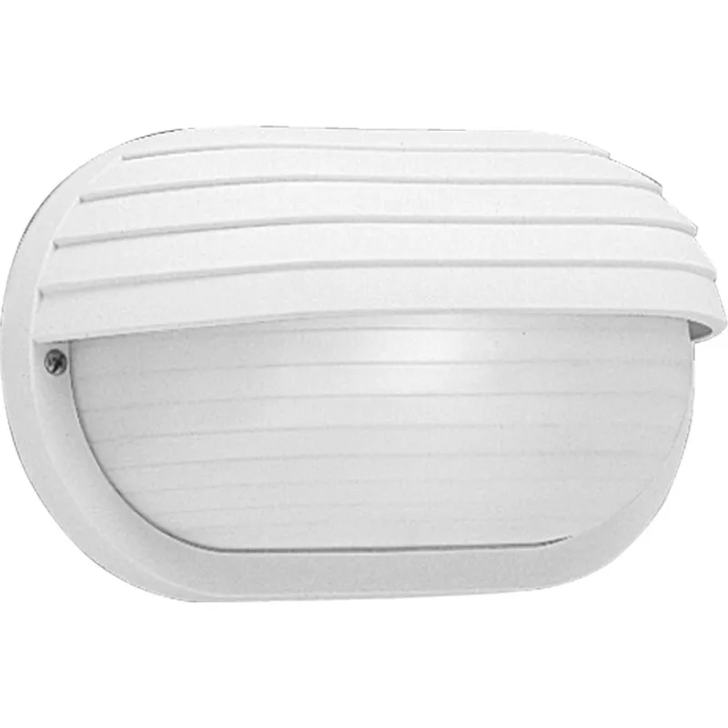 One-Light 10-1/2" Wall or Ceiling Mount Bulkhead — Progress Lighting LED Wall Lights  