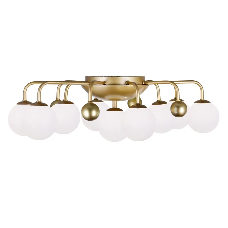Element Flush Mounts Sun Gold 9 Lights — Modern Lights LED Ceiling Lights 7.0W 