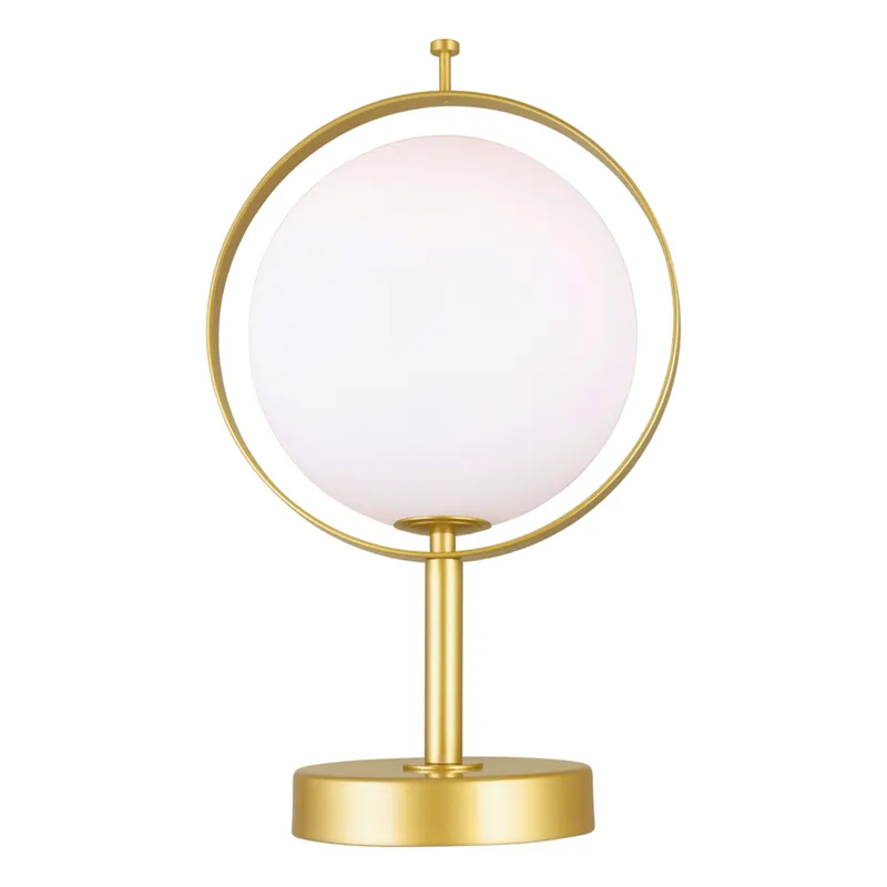 Da Table Lamps Brass 1 Light Metal Glass — Modern Lights LED General Lighting 7.0W 