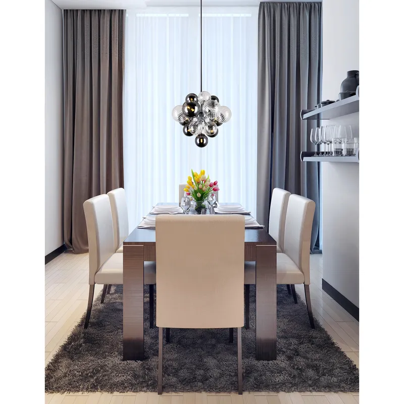Pallocino Chandeliers Chrome 8 Lights — Modern Lights LED Pendant Lights 5.0W 