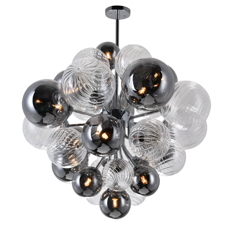 Pallocino Chandeliers 15 Light Chrome Finish — Modern Lights LED Pendant Lights 5.0W 