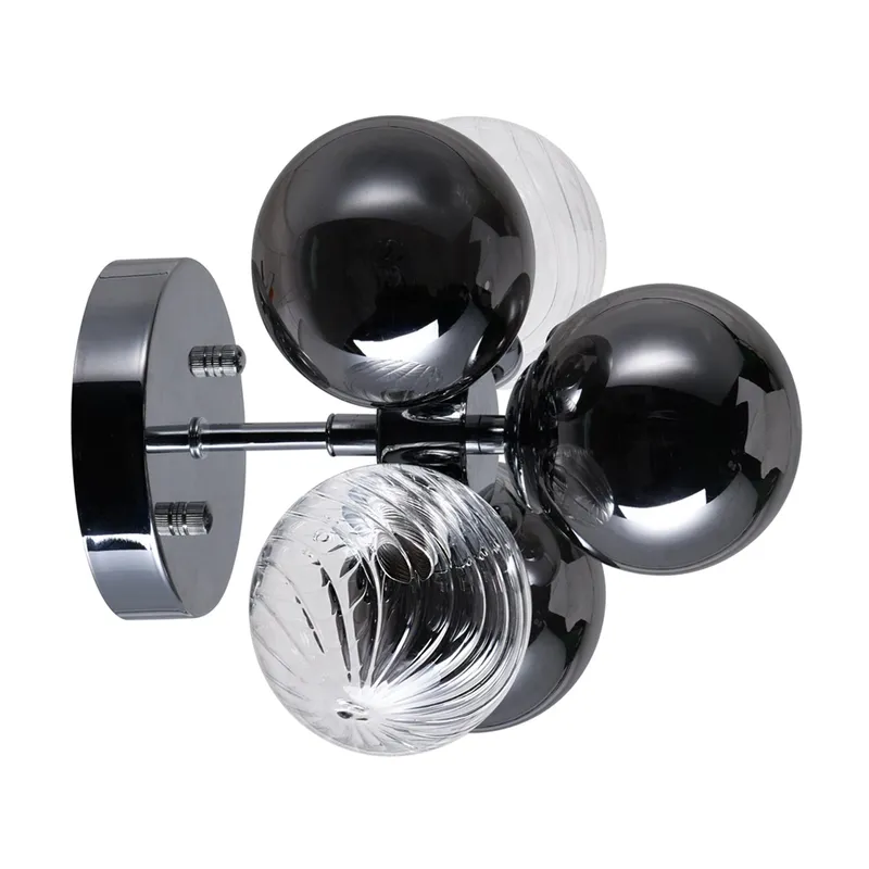 Pallocino Wall Lights Chrome 3 Lights — Modern Lights LED Wall Lights 5.0W 