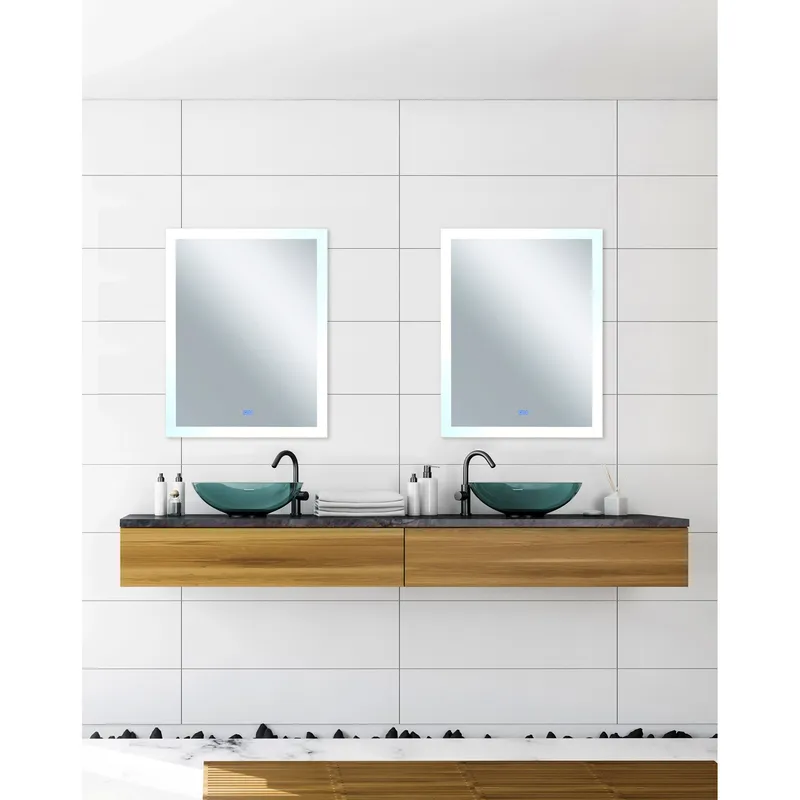 Abigail Mirrors 32x40 Matte White LED — Modern Lights LED General Lighting 24.0W 