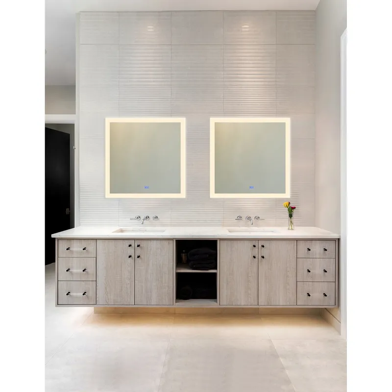 Abigail Mirrors White Integrated LED 36 Inch — Modern Lights LED General Lighting 24.0W 