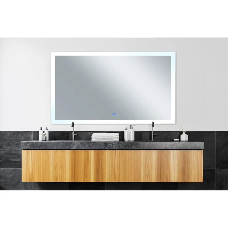Abigail Mirrors 58x36in White Finish — Modern Lights LED General Lighting 26.0W 