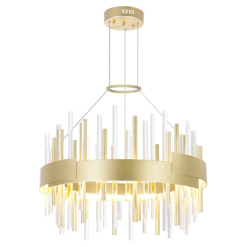 Millipede Chandeliers Satin Gold LED 20 Inch — Modern Lights LED Pendant Lights 50.0W 