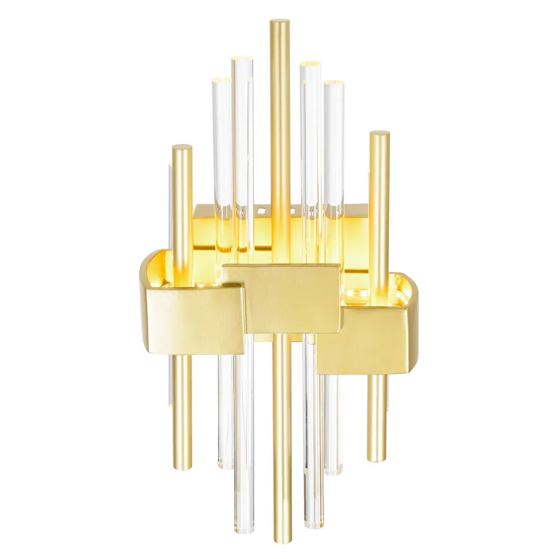 Millipede Wall Lights Satin Gold LED — Modern Lights LED Wall Lights 8.0W 