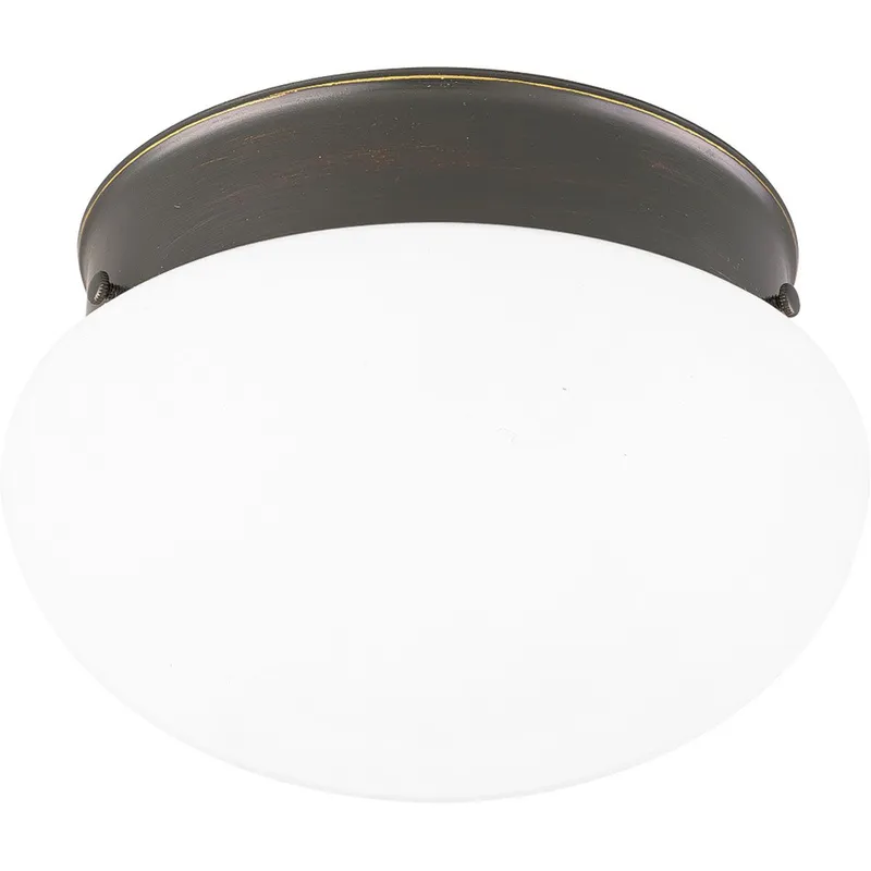 Two-Light 9-1/2" Close-to-Ceiling — Progress Lighting LED Post Top Lights  