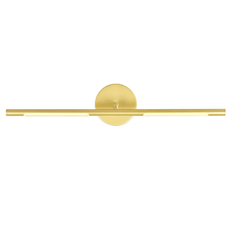 Oskil Vanity Lights Satin Gold Integrated LED — Modern Lights LED Wall Lights 3.0W 