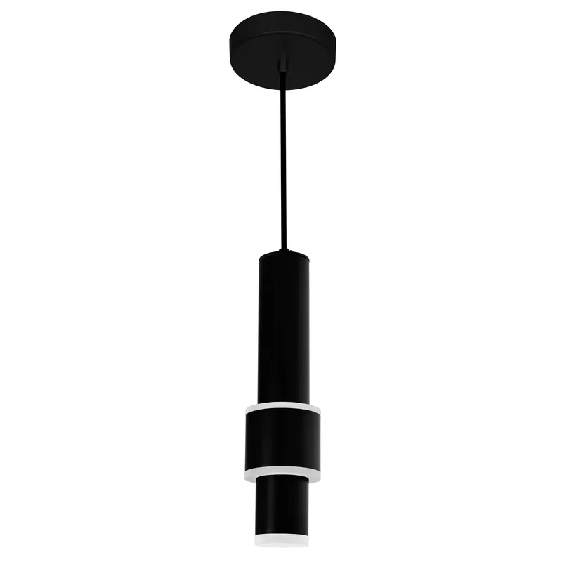 Lena Pendants Black Integrated LED 5 Inch — Modern Lights LED Pendant Lights 9.0W 