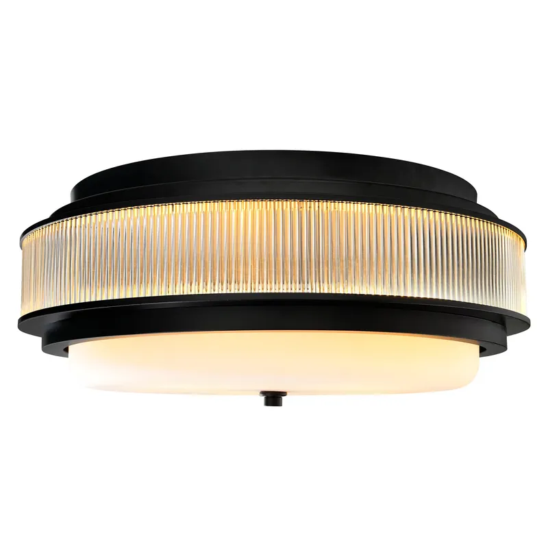 Valdivia Flush Mounts 4 Lights Black Finish — Modern Lights LED Ceiling Lights 60.0W 