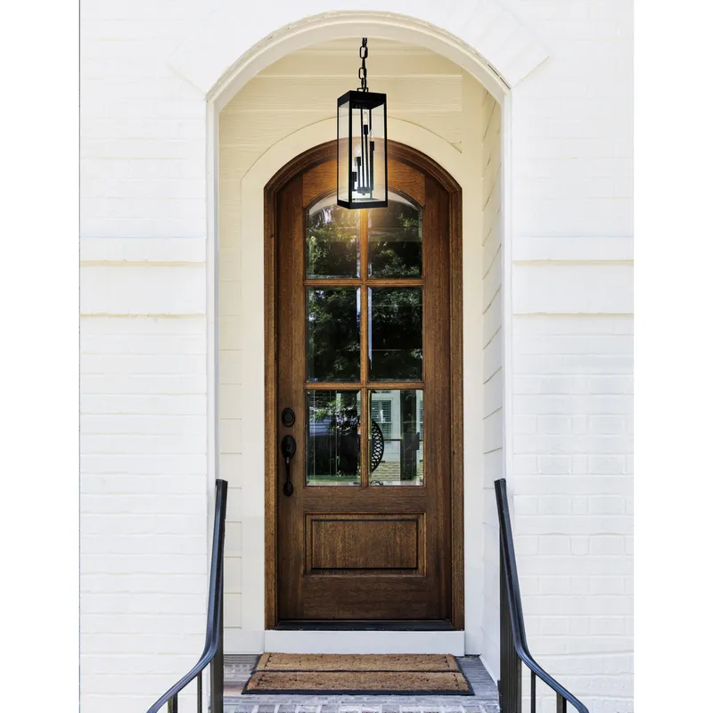 Windsor Outdoor Hanging Lights Black 4 Lights — Modern Lights LED Pendant Lights 60.0W 