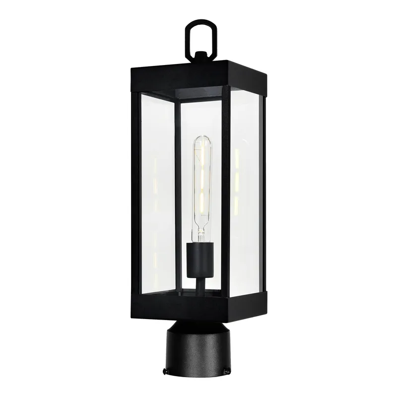 Windsor Outdoor Lantern Heads Black 1 Light — Modern Lights LED Bollards & Pathway Lights 60.0W 