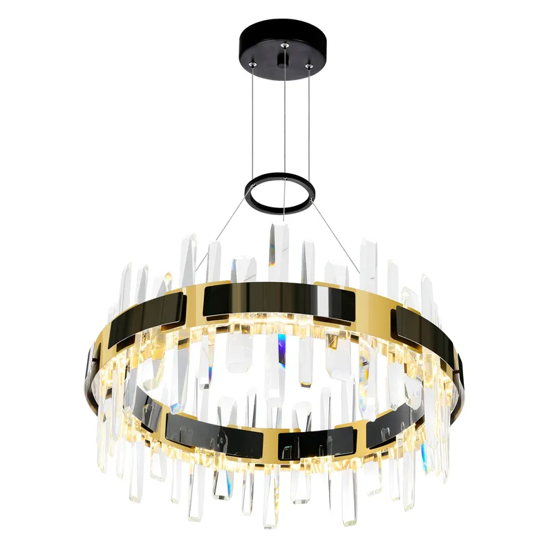Aya Chandeliers 24 Inch Pearl Black LED — Modern Lights LED Pendant Lights 50.0W 