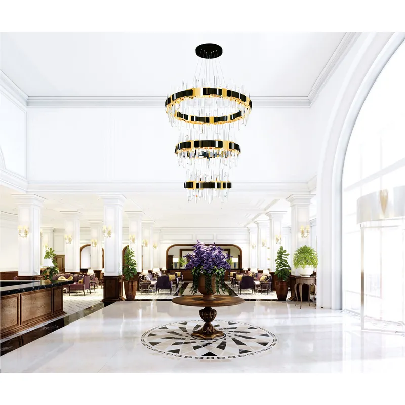 Aya Chandeliers 32 Inch Pearl Black LED — Modern Lights LED Pendant Lights 65.0W 
