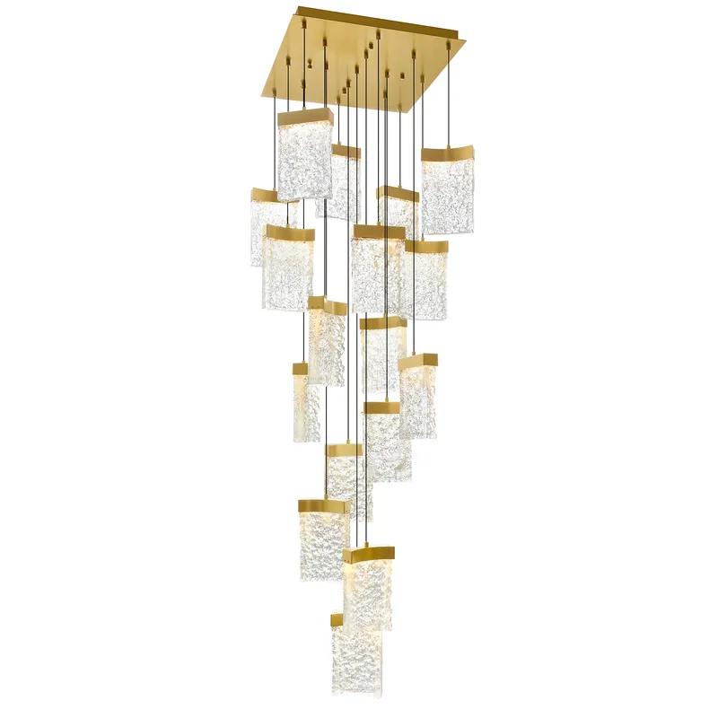 Lava Chandeliers Brass Integrated LED Design — Modern Lights LED Pendant Lights 190.0W 