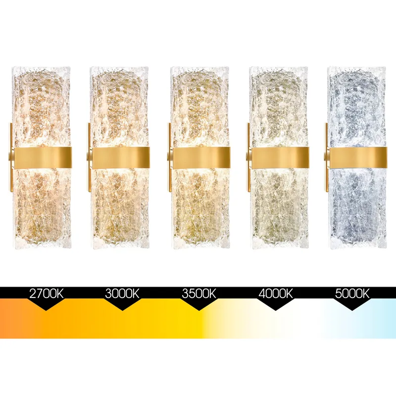 Lava Wall Lights Brass Integrated LED 20in — Modern Lights LED Wall Lights 20.0W 