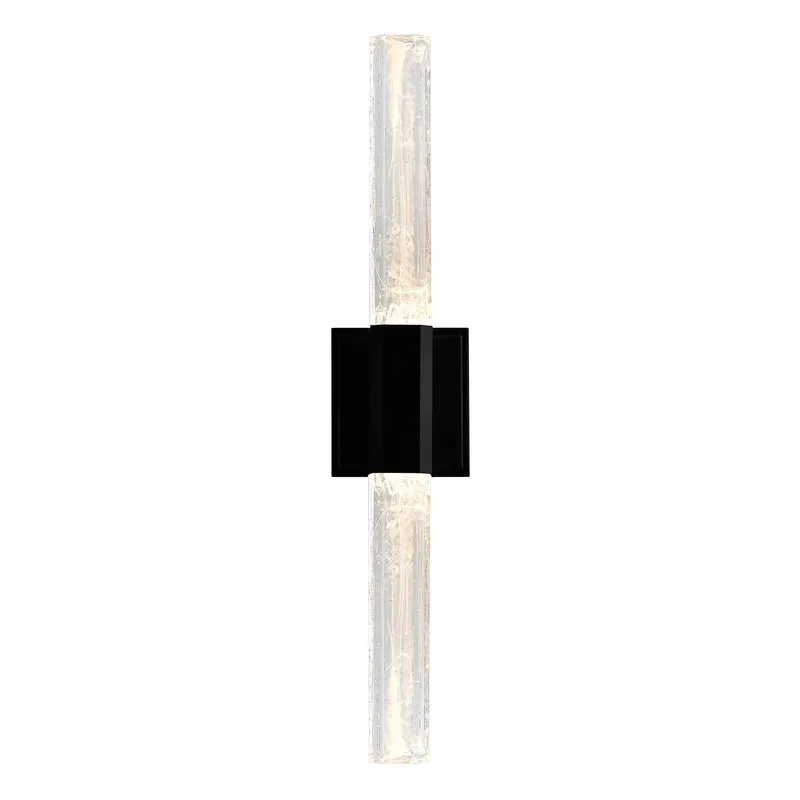 Greta Vanity Lights Integrated LED Black Finish — Modern Lights LED Wall Lights 9.0W 