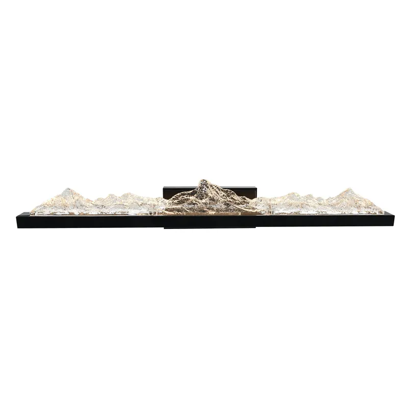 Himalayas Vanity Lights Black Finish LED — Modern Lights LED Wall Lights 18.0W 3000K