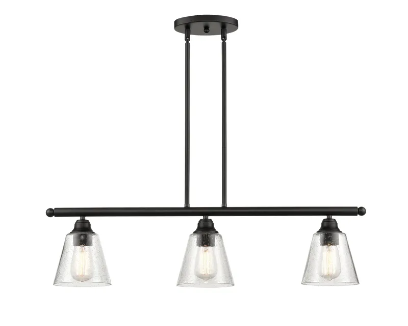 Edison Island Light Glass Steel Dimmable — Modern Lights LED Linear Lights 6.0W 