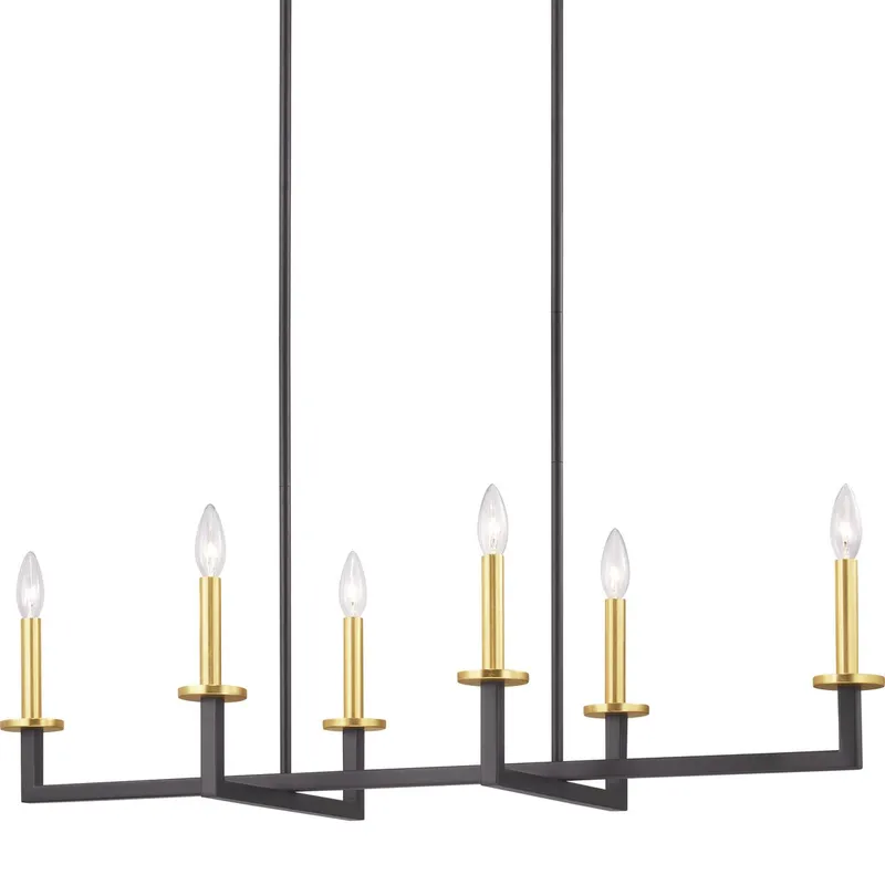 Blakely Collection Six-Light Chandelier Light — Progress Lighting LED Landscape Lights  