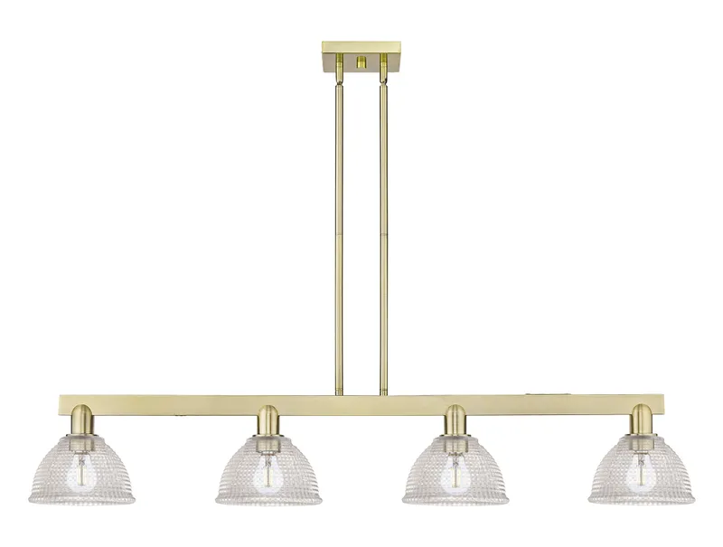 Arcadia Island Light Cast Brass Finish Steel — Modern Lights LED Linear Lights  