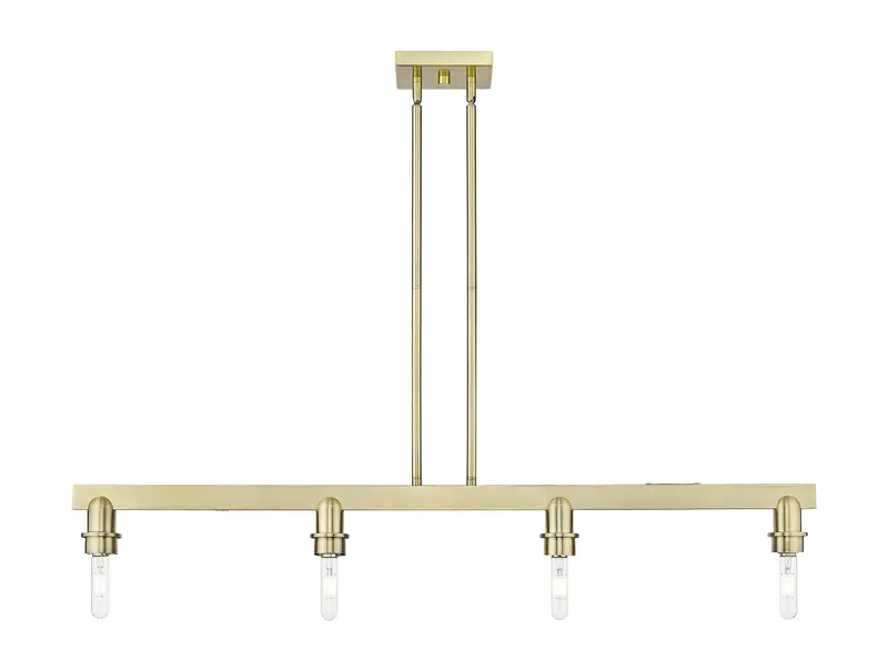 Arcadia Island Light Dimmable Cast Brass — Modern Lights LED Linear Lights  