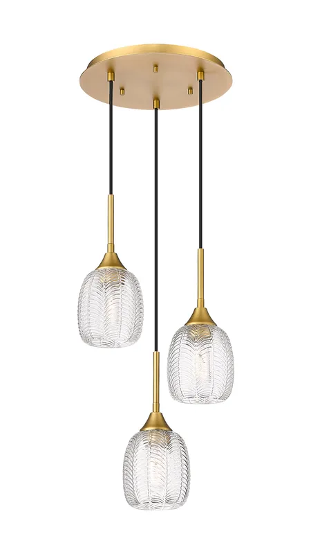 Downtown Urban Multi Pendant Glass Steel — Modern Lights LED Pendant Lights  