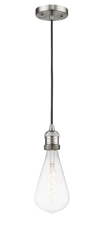 Franklin Restoration Mini Pendant Brushed Nickel — Modern Lights LED Pendant Lights 7.0W 