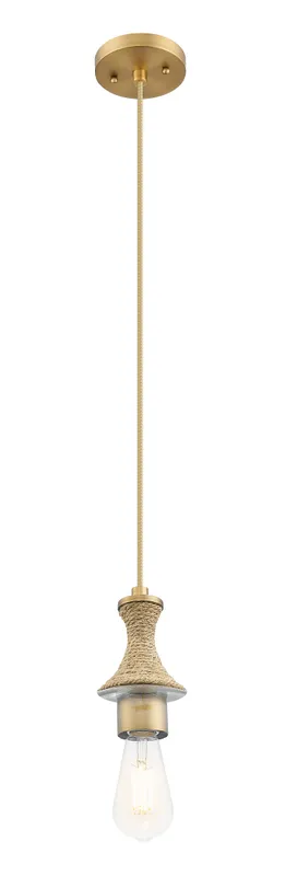 Ballston Mini Pendant Brushed Brass Cast — Modern Lights LED Pendant Lights  