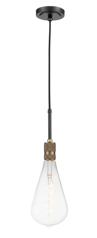 Ellis Mini Pendant Black Antique Brass — Modern Lights LED Pendant Lights 7.0W 