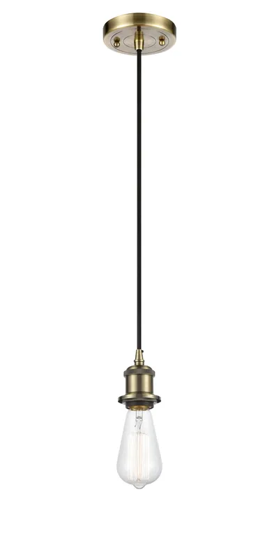 Ballston Mini Pendant Antique Brass Finish — Modern Lights LED Pendant Lights  