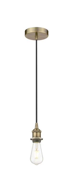 Edison Mini Pendant Antique Brass Steel — Modern Lights LED Pendant Lights  
