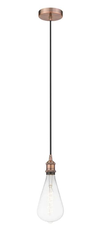 Edison Mini Pendant Antique Copper — Modern Lights LED Pendant Lights 7.0W 
