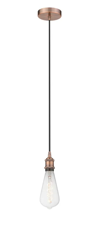 Edison Mini Pendant Antique Copper Steel — Modern Lights LED Pendant Lights 7.0W 