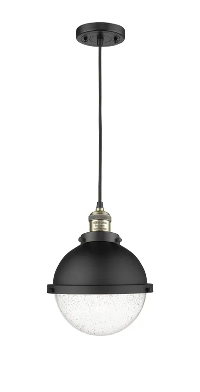 Franklin Restoration Mini Pendant Black Brass — Modern Lights LED Pendant Lights  