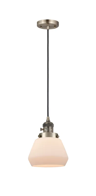Franklin Restoration Mini Pendant 7 Inch Brass — Modern Lights LED Pendant Lights 6.0W 