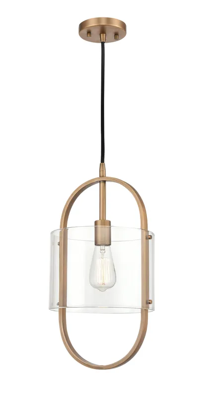 Pelham Mini Pendant Brushed Brass Finish — Modern Lights LED Pendant Lights  
