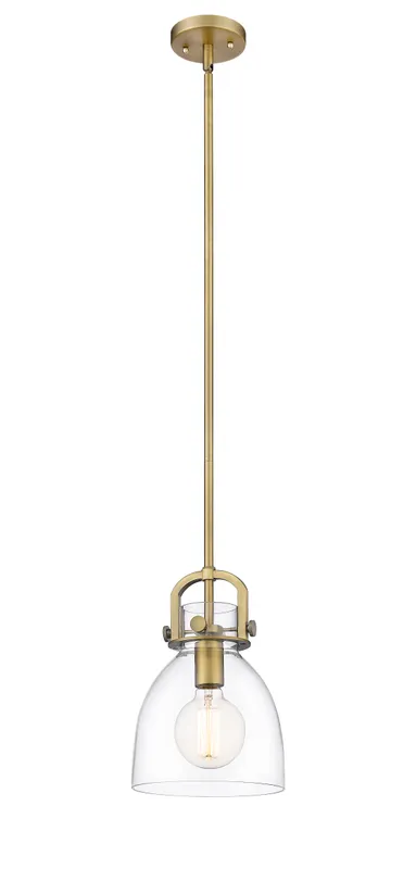 Downtown Urban Mini Pendant 8 Inch Brushed Brass — Modern Lights LED Pendant Lights 5.0W 